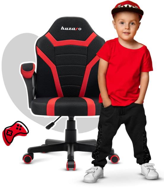 Cadeira Gaming Infantil Ranger 1.0 (Red Mesh) - HUZARO