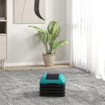 Step para Exercício Aeróbico Plataforma Step Antideslizante com Altura Ajustável de 10/15/20/25/30 cm Azul