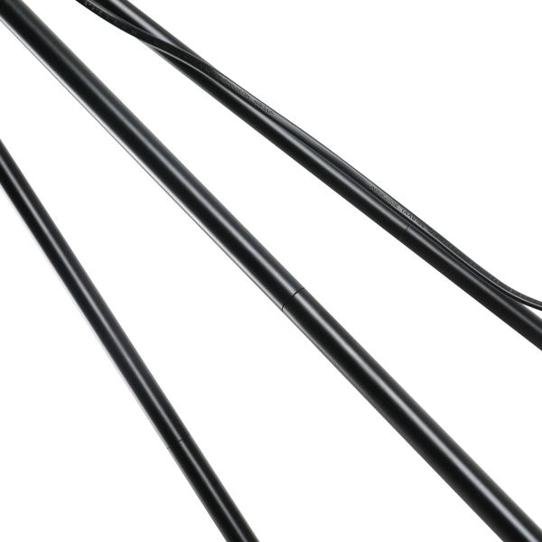 Candeeiro de Pé Moderno Candeeiro de Pé para Sala de Estar com Ecrã Redondo Tripé e Suporte para Lâmpada E27 Ø37x152 cm Branco e Preto