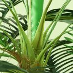 Planta Artificial Decorativa 160 cm Palmeira Artificial com Vaso e Folhas para Interior Verde