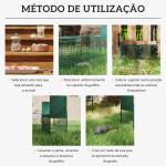 Armadilha para Animais Vivos 60x18x20 cm com 2 Portas, Pega e Estrutura em Aço para Ratos e Roedores - Verde