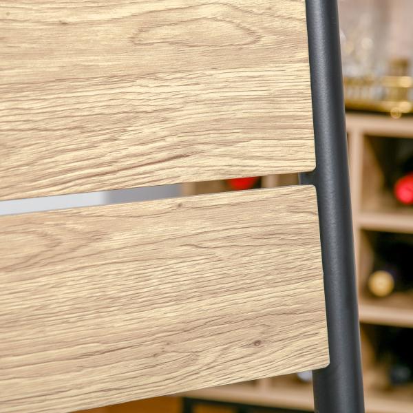 Conjunto de Mesa e 2 Cadeiras de Jantar, 3 Peças, para 2 Pessoas, 120 kg, Madeira Natural