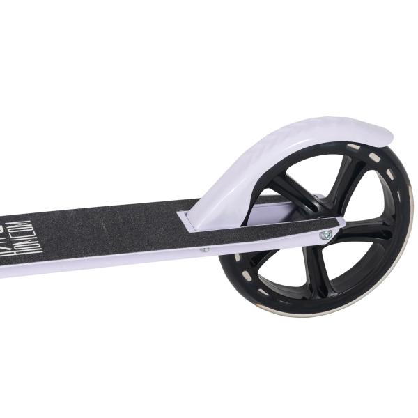Trotinete Dobrável para Crianças de 7 a 14 Anos Trotinete Infantil com Guiador Ajustável em 4 Níveis e Travão 88x37x75 - 100cm Branco