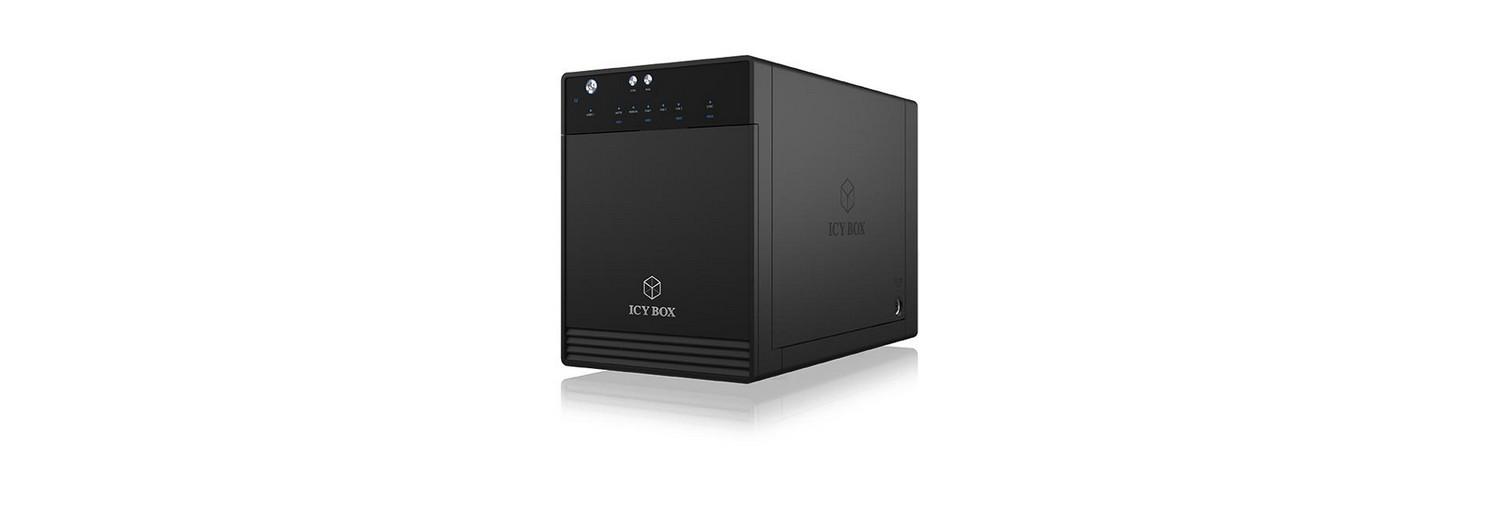 Caixa p/ Disco IB - 3740 - C31 2.5 / 3.5 SATA (Preto) - ICY BOX