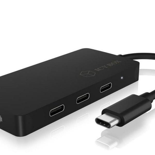 Hub USB C - 4x USB C (Preto) - RAIDSONIC