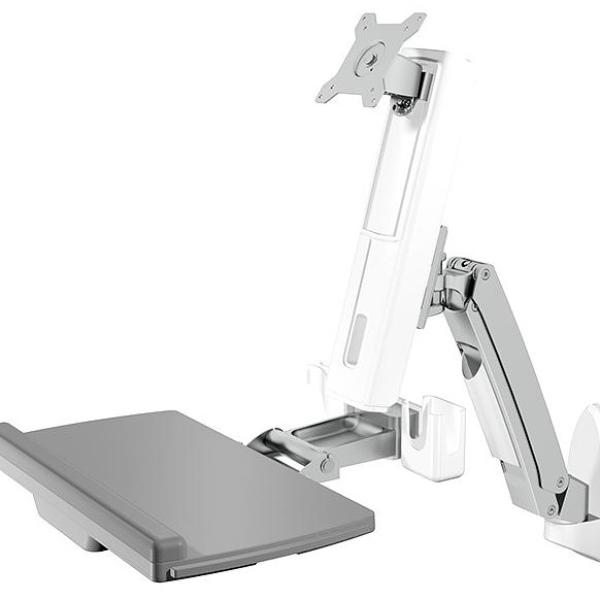 Suporte TV IB - MS600 - W 24 (Prateado / Branco) - ICY BOX