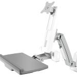 Suporte TV IB - MS600 - W 24 (Prateado / Branco) - ICY BOX