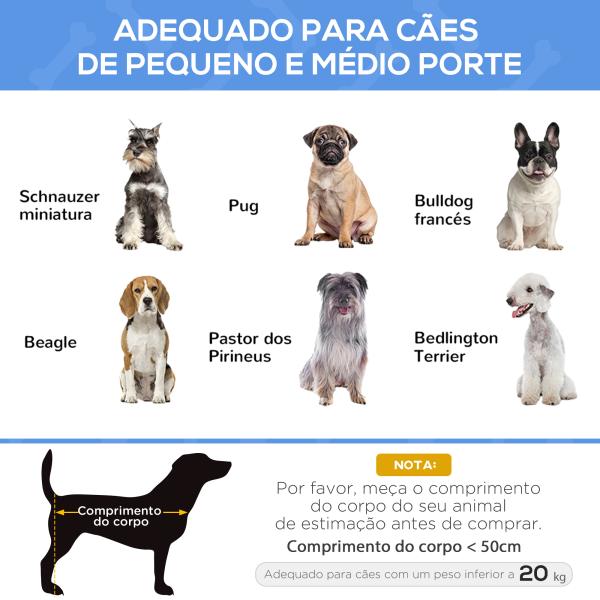 Cama Elevada para Cães Respirável para Cães Pequenos 91x69x29 cm Tecido de Textilene Apoio de Cabeça Preto