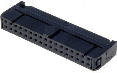 Ficha IDC 34 Pinos (2x17) Femea p/ Flat - cable