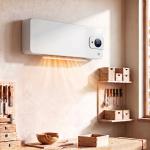Aquecedor Elétrico de Parede 2000W com 3 Modos, Wi - Fi, Ecrã LED, Termóstato, Temporizador e Oscilação Branco