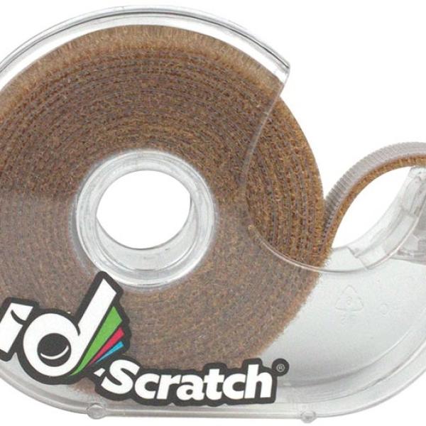 Fita de Velcro 2m x 2cm (Castanho) - ID - SCRATCH