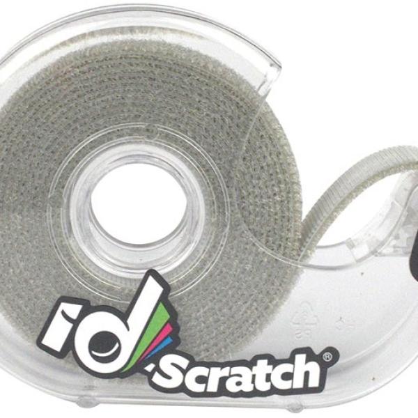 Fita de Velcro 2m x 2cm (Cinzento) - ID - SCRATCH