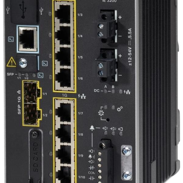 Switch de Rede Gerido L2 IE - 3200 - 8P2S - E Fast Ethernet (10/100) PoE - CISCO