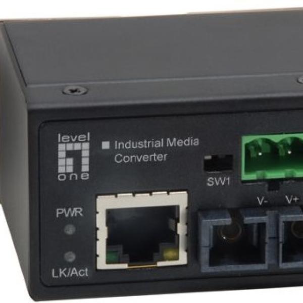 Media Converter RJ45 - SC Fast Ethernet Industrial IEC - 4301 (30km) - LEVEL ONE