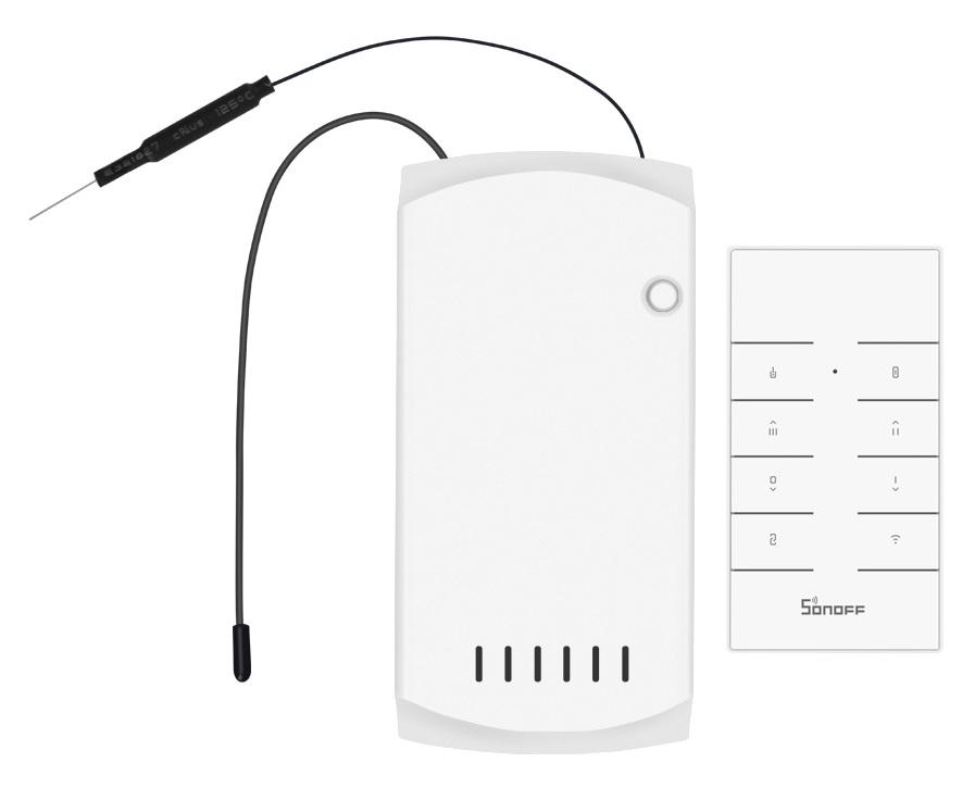 Controlador de Ventilador de Tecto e Luz Wi - Fi c/ Comando RF 433MHz - Sonoff IFan03