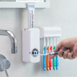 Dispensador de Pasta Dental c/ Suporte para Escovas - INNOVAGOODS