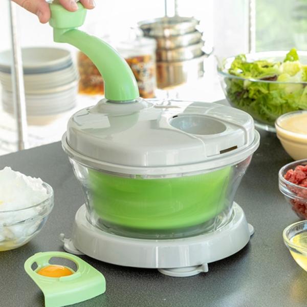 Centrifugadora, Picadora e Misturadora Manual 4 - EM - 1 c/ Acessórios Chopix - INNOVAGOODS