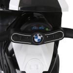 Mota BMW Infantil 6V Elétrica para Crianças 18 - 36 Meses com Faróis Música 2,5km/h Preto 66x37x44 cm