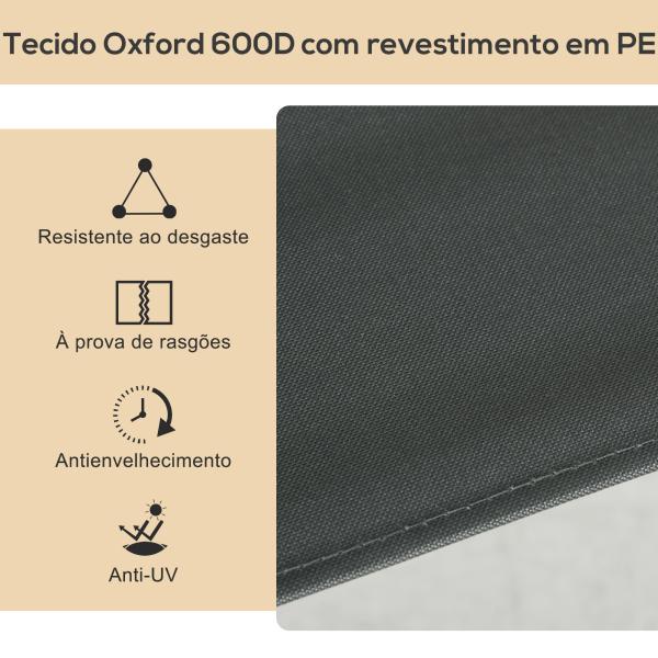 Conjunto de 2 Cadeiras Dobráveis de Campismo Cadeiras Portáteis com Apoios de Braços e Estrutura em Aço Cadeiras para Pesca 54x59x78 cm Cinzento Escuro