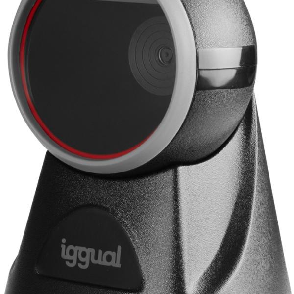 Leitor de Código de Barras Fixo L2DUSB - S - AX 1D/2D (Preto) - IGGUAL