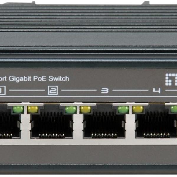 Switch Industrial 5 Portas 10/100/1000Mbps IGP - 0501 - LEVEL ONE