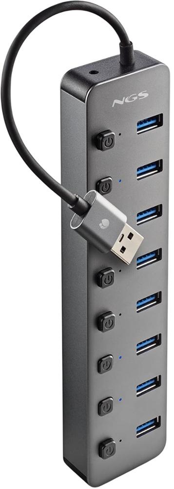 Hub USB 8 - EM - 1 c/ Interruptor (8x USB - A) - NGS