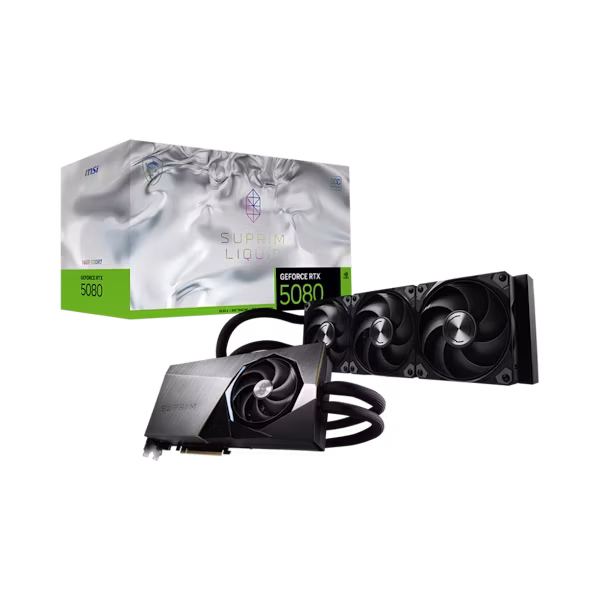 Placa Gráfica MSI GeForce RTX 5080 Suprim SOC 16GB GDDR7 DLSS4