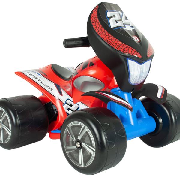 Moto4 Wrestler 6V Vermelho - INJUSA