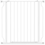 Barreira de Segurança para Cães 75 - 85 cm para Portas e Escadas, Dupla Direção, Duplo Bloqueio, Branco