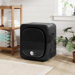 Máquina de Secar Roupa de Exaustão 4 kg 800W Anti - Vincos Esterilização 5 Programas Carga Frontal 48x40x56 cm Preto
