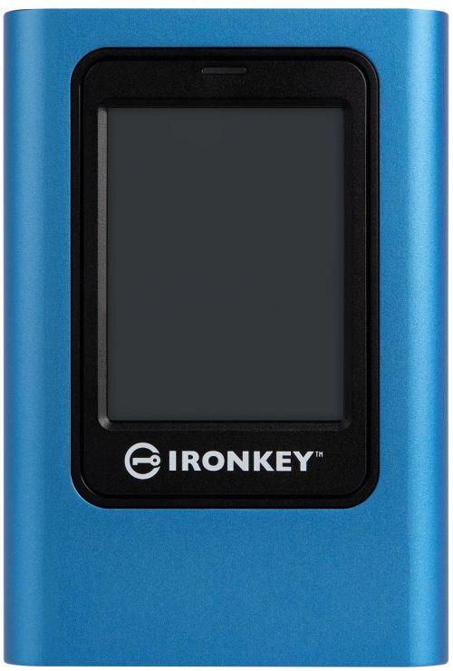Disco Externo Technology IronKey Vault Privacy 80 1.92TB 3.2 Gen1 (Azul) - KINGSTON