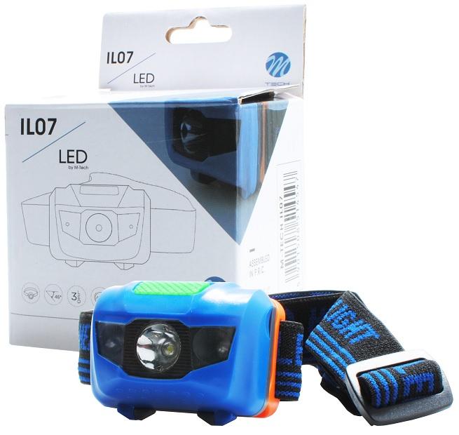Lanterna de Cabeça 1x LED 3W Branco IPX4