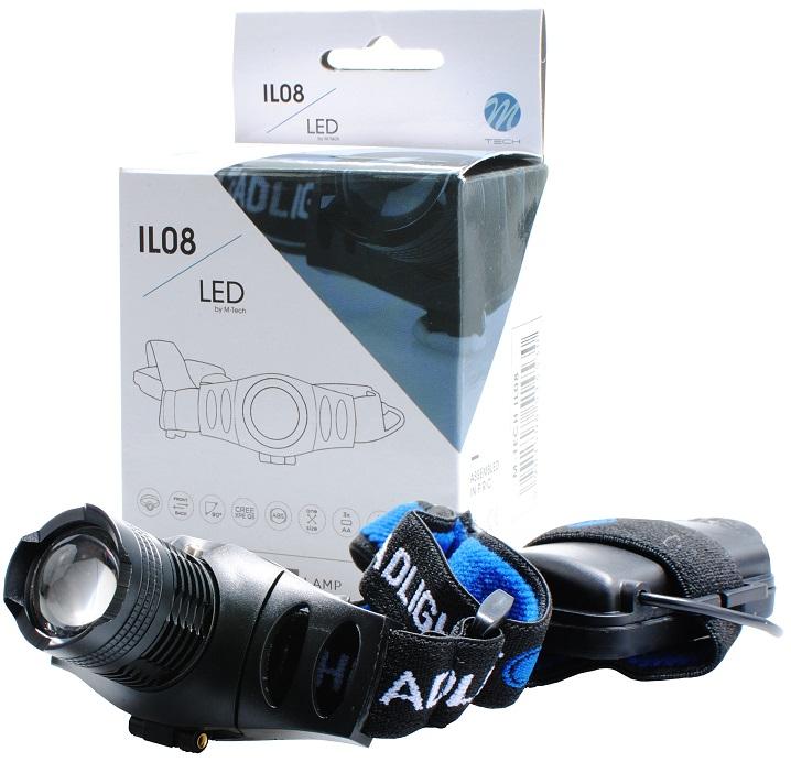 Lanterna de Cabeça 1x LED CREE XPE Q5 150Lm - M - TECH