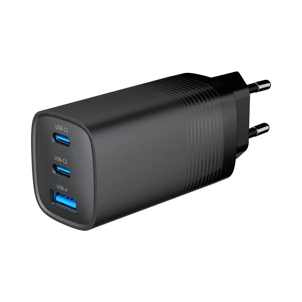 Transformador Gembird 65W Typce - C Carregamento Rápido — Recondicionado