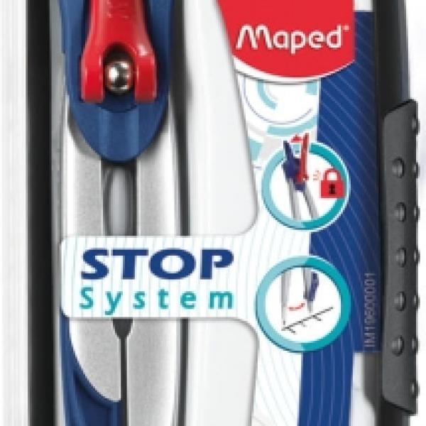 Compasso com Sistema de Bloqueio Maped – Inclui Adaptador e Minas de Substituição — Recondicionado