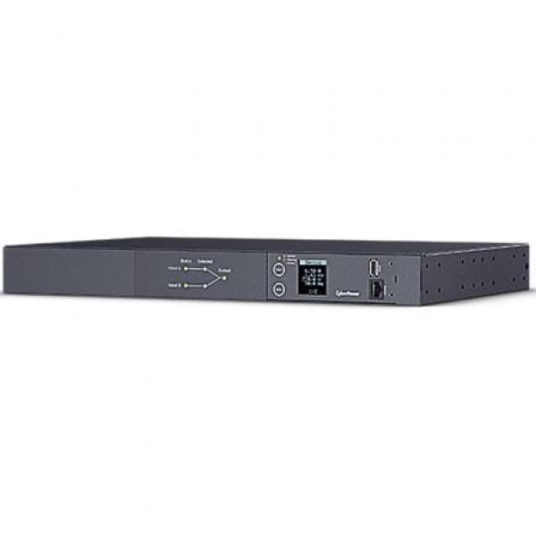 PDU ATS CyberPower PDU24005 / 16A / 2 × IEC C19 + 8 × IEC C13 / Rack 1U — Recondicionado