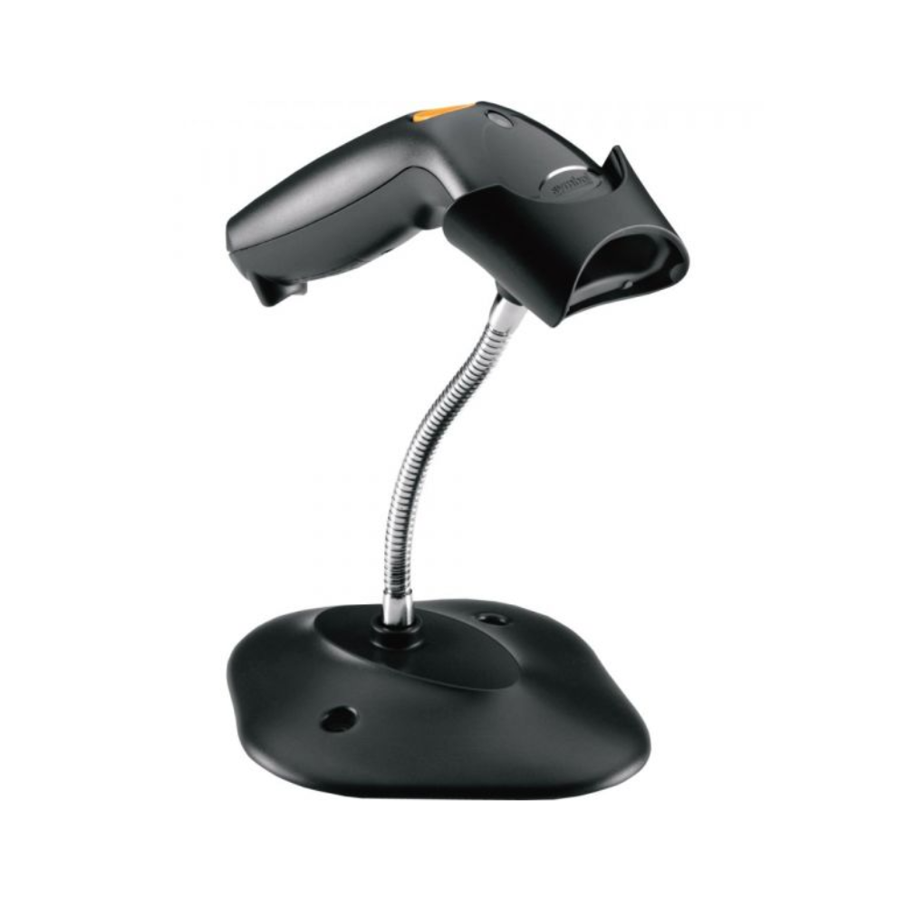 Scanner Laser Symbol LS1203 Preto com Suporte USB — Recondicionado