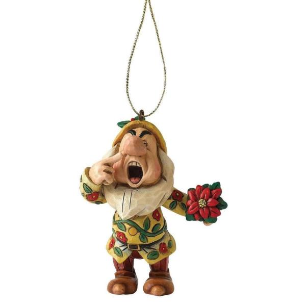 Figura Enesco! Sneezy Snow White Hanging Ornament - Disney — Recondicionado