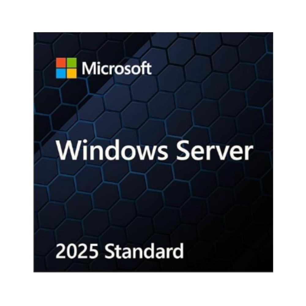 Windows Server Standard 2025 64Bit English 1pk DSP OEI DVD 24 Core