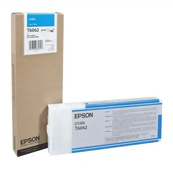 Tinteiro Original Epson T6062 Azul — Recondicionado