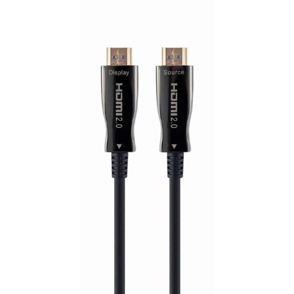 Cabo Hdmi Active Optical (AOC) Hdmi Macho para Hdmi Macho Alta Velocidade com rede AOC Premium Series 50 Metros — Recondicionado