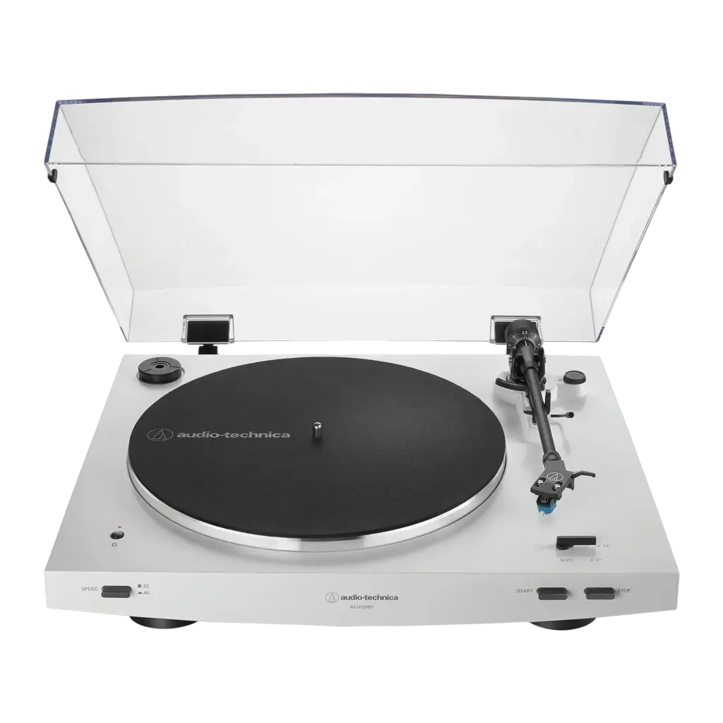 Gira - Discos Automático Audio - Technica AT - LP60XBTWH com Bluetooth Branco