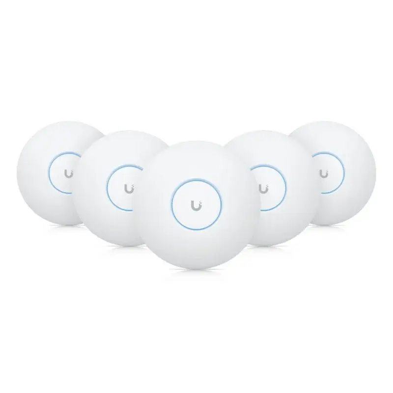 Access Point Ubiquiti U7 - Pro - 5 WiFi 7 Tri - Band 2.5GbE PoE+ Pack de 5 Unidades — Recondicionado