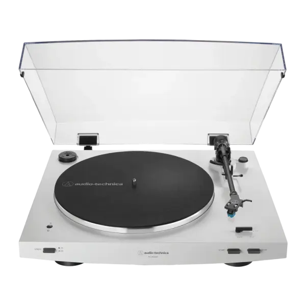 Gira - Discos Automático Audio - Technica AT - LP60XBTWH com Bluetooth Branco