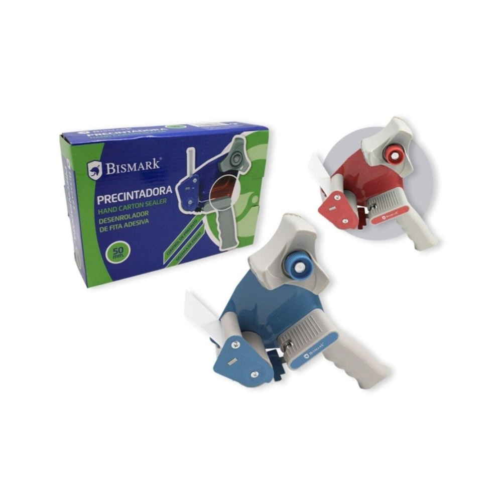 Aplicador de Fita Adesiva Bismark New Line TD1201 Recondicionado — Lâmina de Aço Temperado e Pega Ergonómica