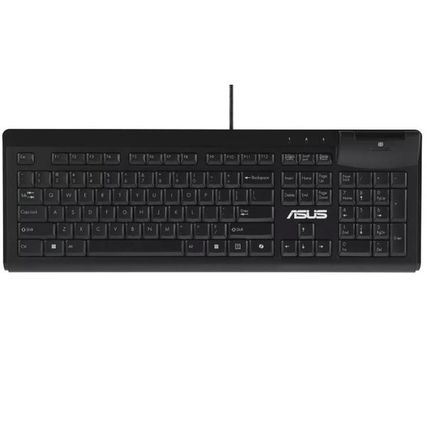 Teclado ASUS KU100 Preto com Leitor de Cartões Inteligentes (Smart Card) – PT