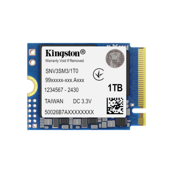 Disco SSD Kingston 1TB NV3 M.2 2230 NVMe — Recondicionado