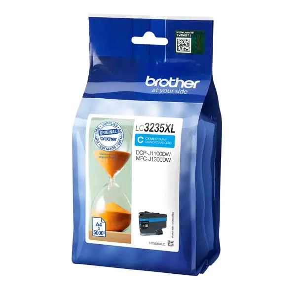 Tinteiro Original Brother LC3235XL Alta Capacidade Ciano — Recondicionado