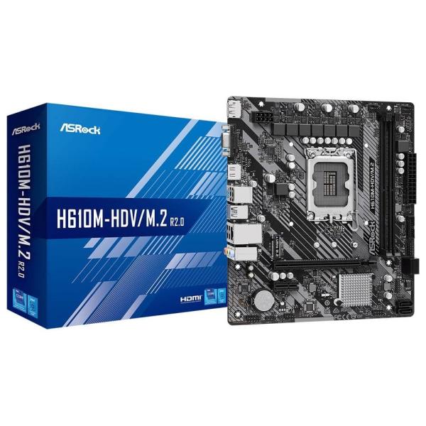 Motherboard AsRock H610M - HDV M.2 R2.0 Lga1700 — Recondicionada