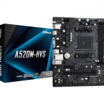 Motherboard ASROCK A520M - HVS AM4 Micro ATX — Recondicionada
